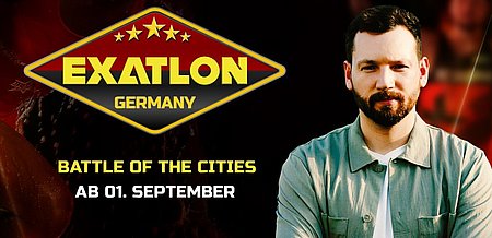 SPORT 1 geht mit EXATLON in die zweite Runde: Die neue Phase von EXATLON, „Battle of the Cities“ startet am  1. September mit Folgen von Montag bis Freitag um 20:15 Uhr