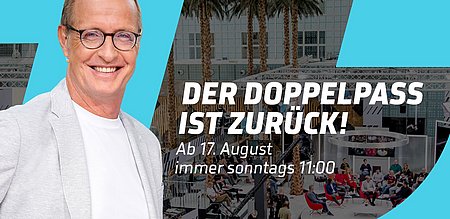 Deutschlands beliebtester Fußball-Talk endlich wieder live auf Sendung: Der „Doppelpass“ startet fulminant in seine Jubiläumssaison
